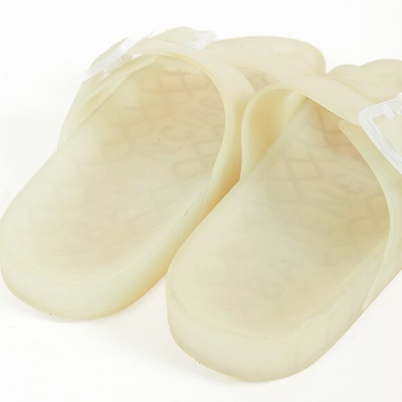 Balenciaga Mallorca Translucent Buckled Jelly Slide Sandals - Picture 9 of 9